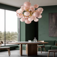 PEARLIX-Glass Orb Chandelier-ZENDUCE