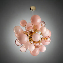PEARLIX-Glass Orb Chandelier-ZENDUCE