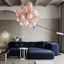 PEARLIX-Glass Orb Chandelier-ZENDUCE