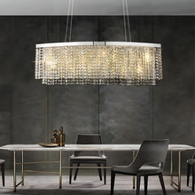 PENDRA-Rectangular Crystal Pendant Light-ZENDUCE