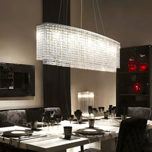 PENDRA-Rectangular Crystal Pendant Light-ZENDUCE