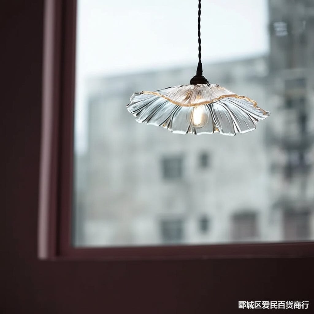 PETALUX-Petaled Glass Pendant Light-ZENDUCE