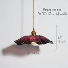 PETALUX-Petaled Glass Pendant Light-ZENDUCE
