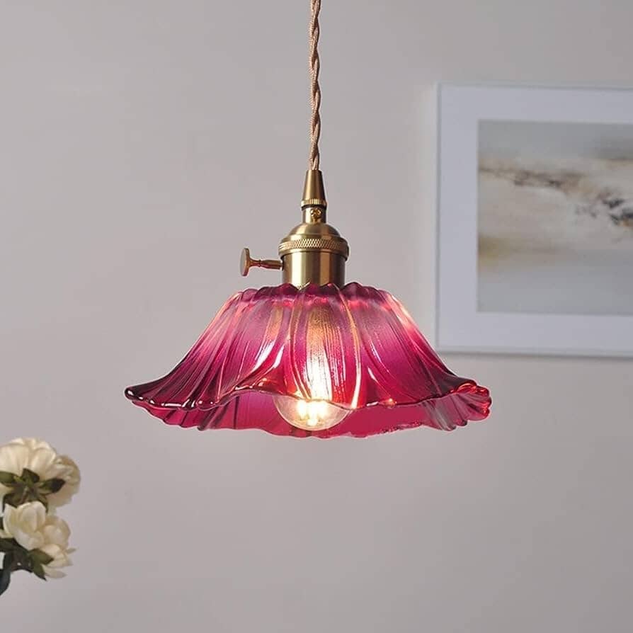 PETALUX-Petaled Glass Pendant Light-ZENDUCE