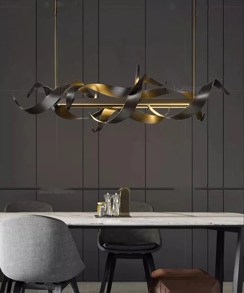 PRESTIGE-Elegant Stainless-Steel Chandelier-ZENDUCE