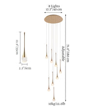 RADIANCE - ZENDUCE - 8 / Warm Light - 3000K / Gold