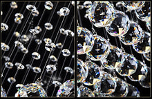 RAELIN-Rectangular Wave Crystal Ceiling Light-ZENDUCE