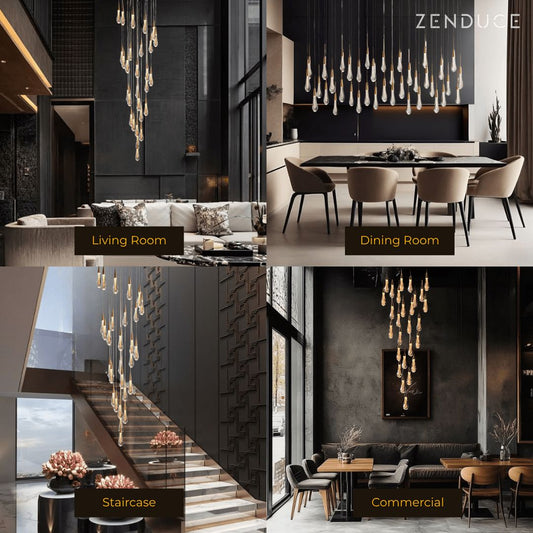 RAIN DROPS - ZENDUCE - 1 / Warm White / Round