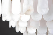 RANI-Floral Alabaster Designer Chandelier-ZENDUCE