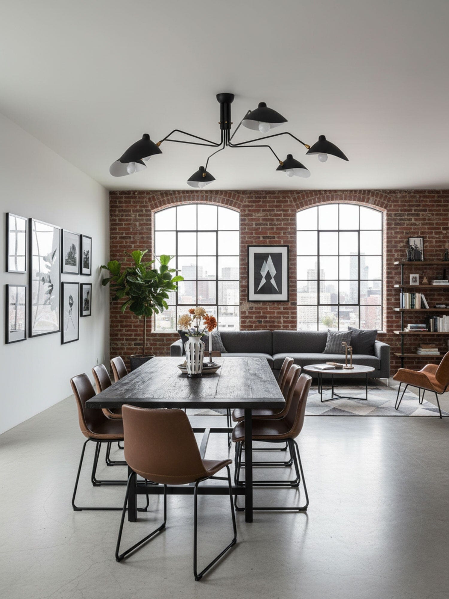 RAYVEN-Three Arm Ceiling Lamp-ZENDUCE