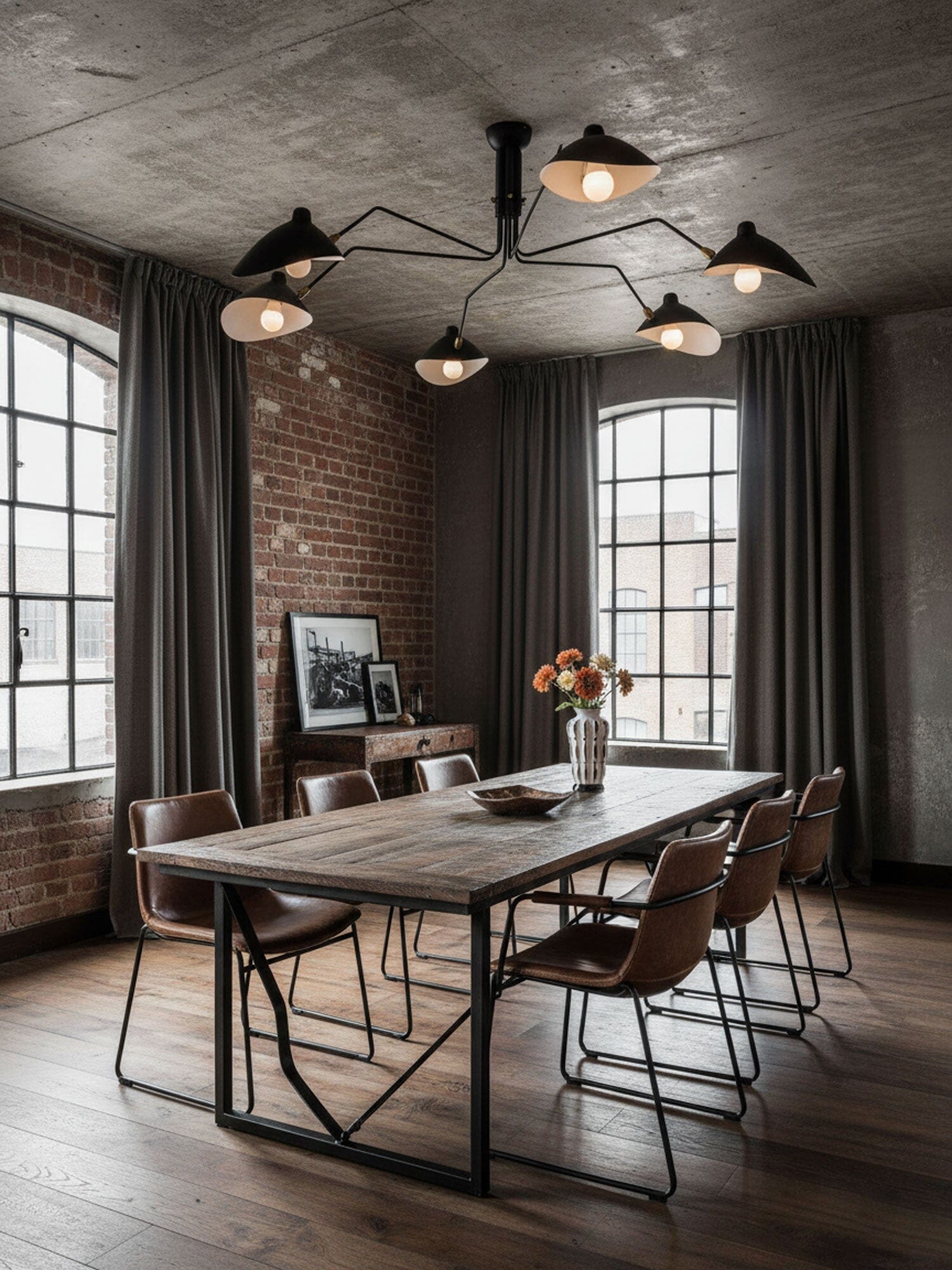 RAYVEN-Three Arm Ceiling Lamp-ZENDUCE