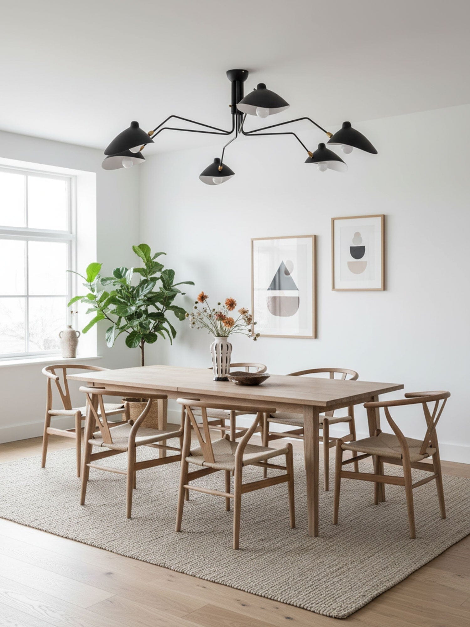 RAYVEN-Three Arm Ceiling Lamp-ZENDUCE