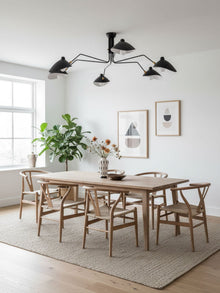 RAYVEN-Three Arm Ceiling Lamp-ZENDUCE