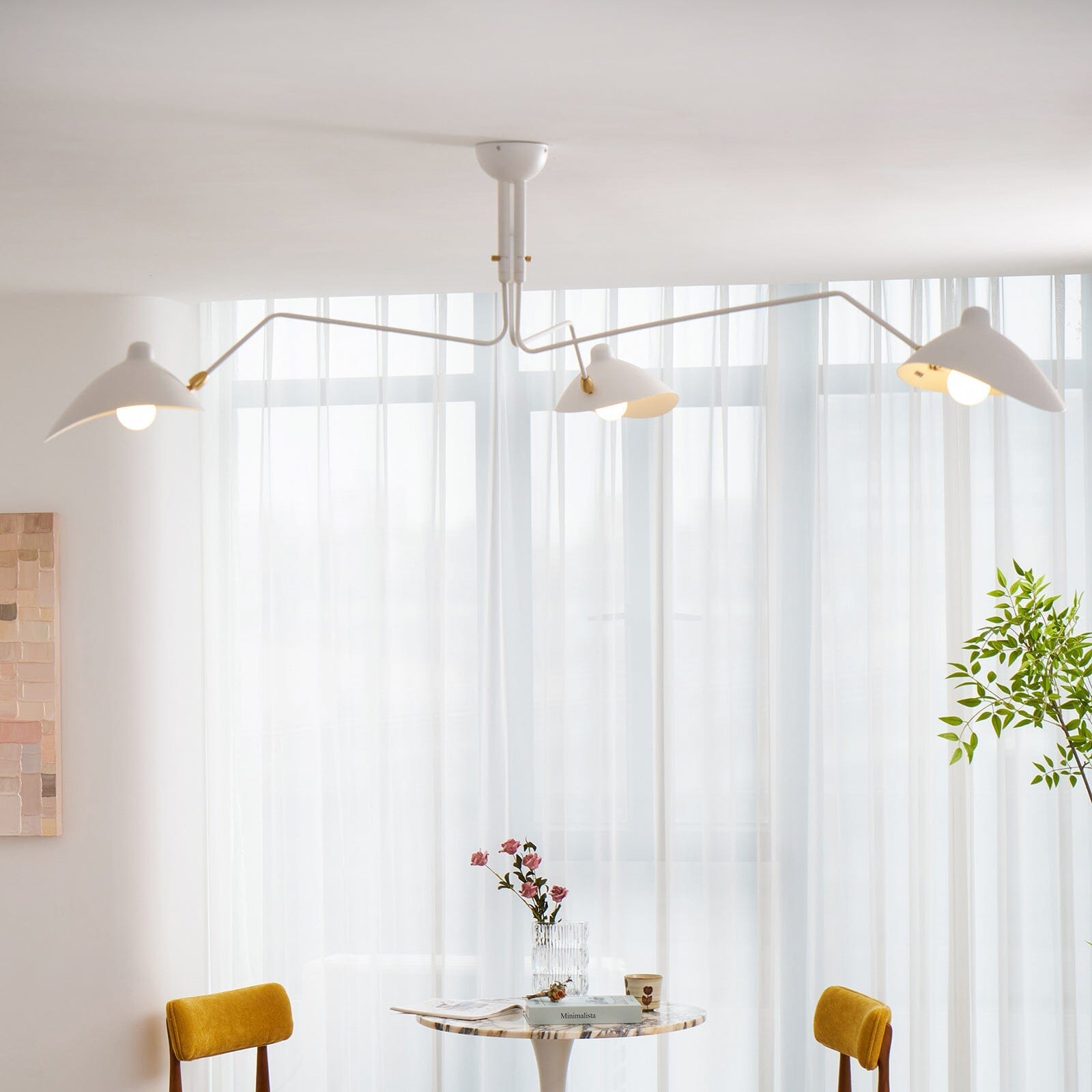 RAYVEN-Three Arm Ceiling Lamp-ZENDUCE