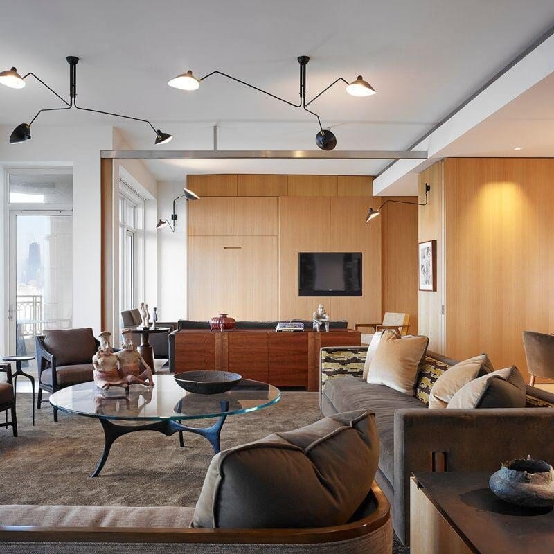 RAYVEN-Three Arm Ceiling Lamp-ZENDUCE