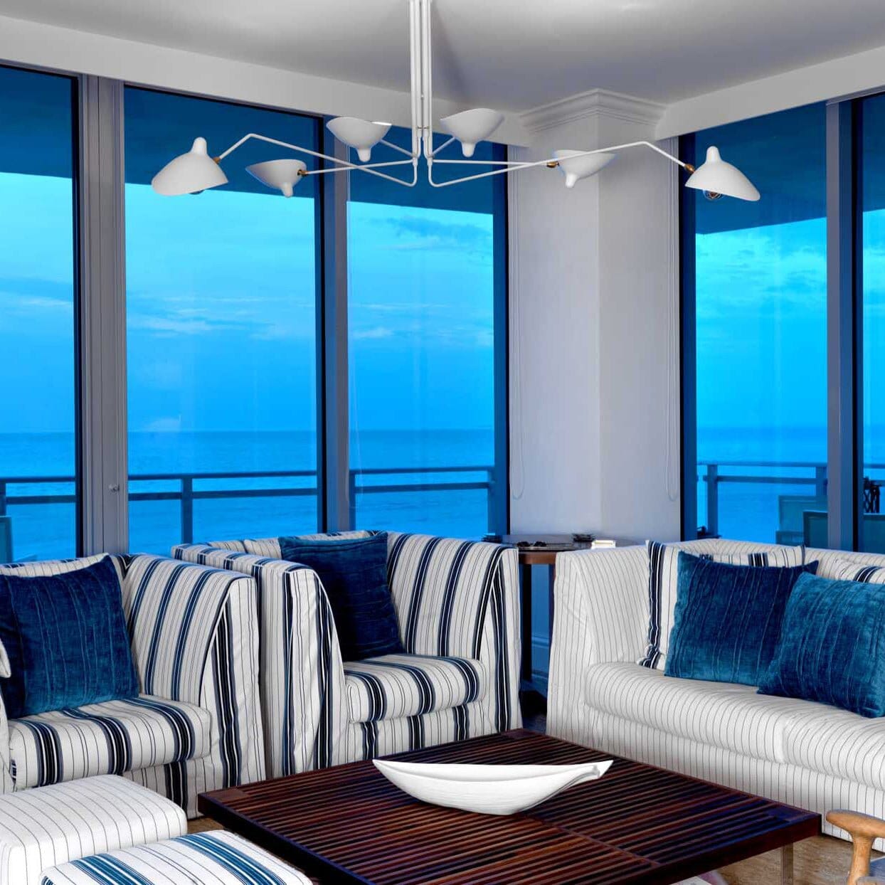 RAYVEN-Three Arm Ceiling Lamp-ZENDUCE