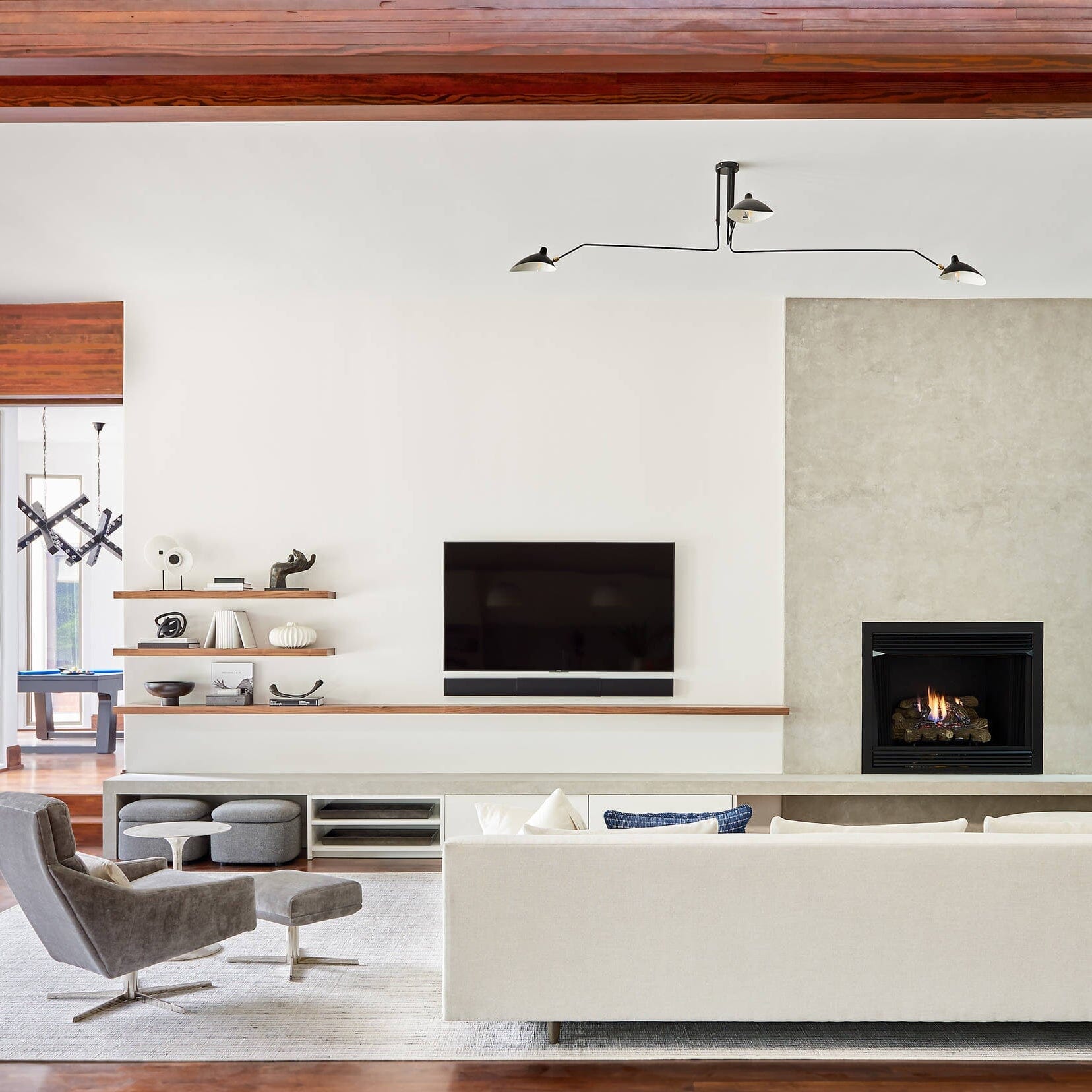 RAYVEN-Three Arm Ceiling Lamp-ZENDUCE