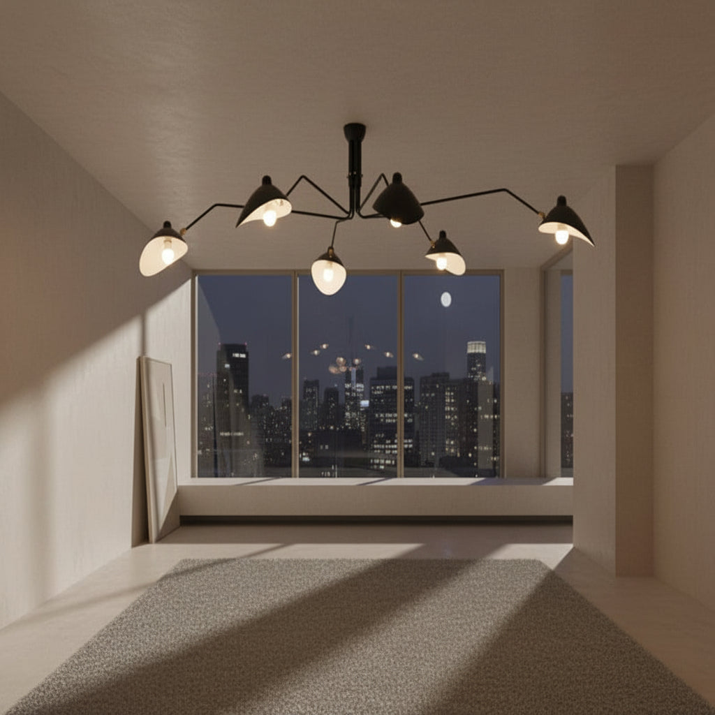 RAYVEN-Three Arm Ceiling Lamp-ZENDUCE