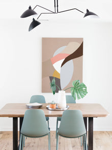 RAYVEN-Three Arm Ceiling Lamp-ZENDUCE