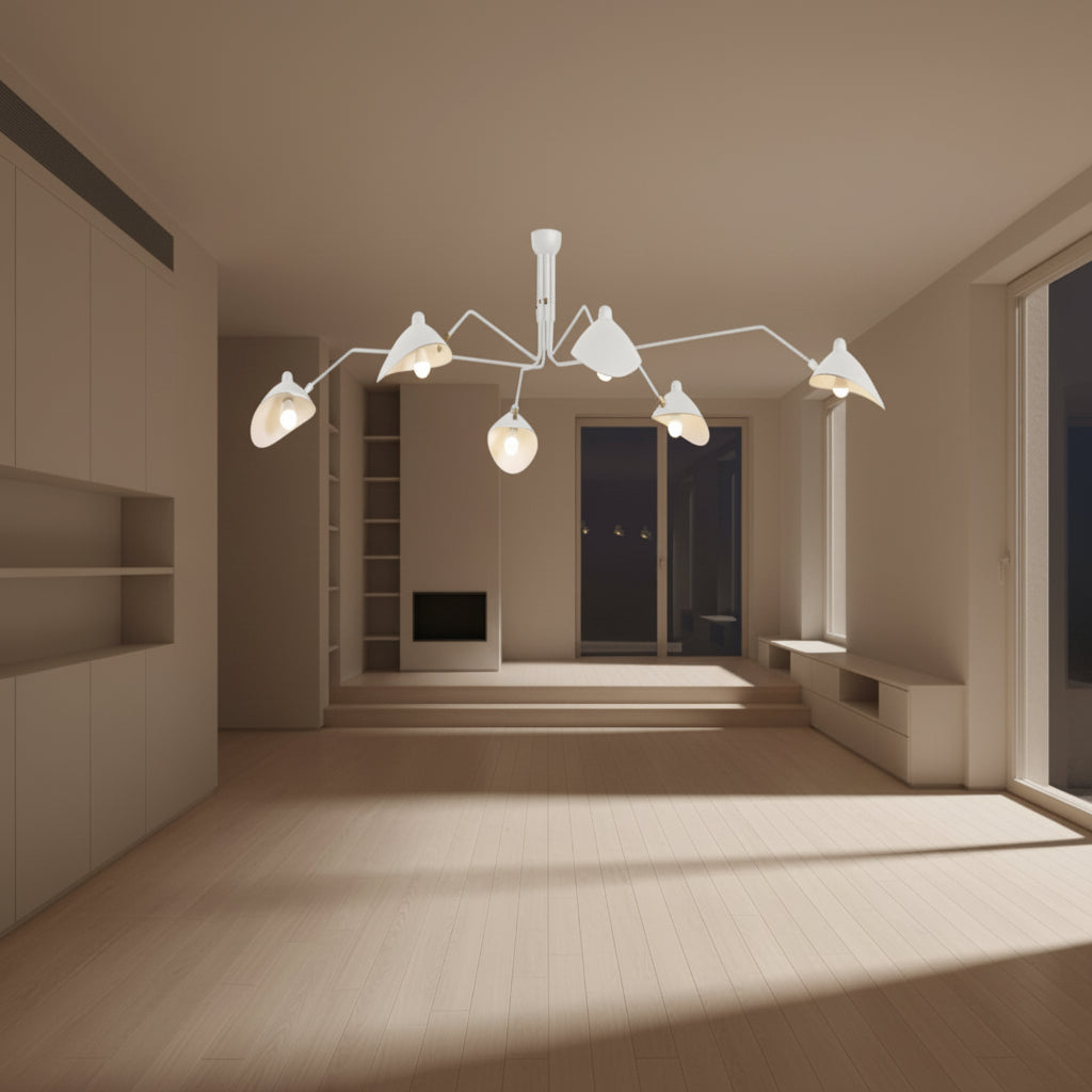 RAYVEN-Three Arm Ceiling Lamp-ZENDUCE