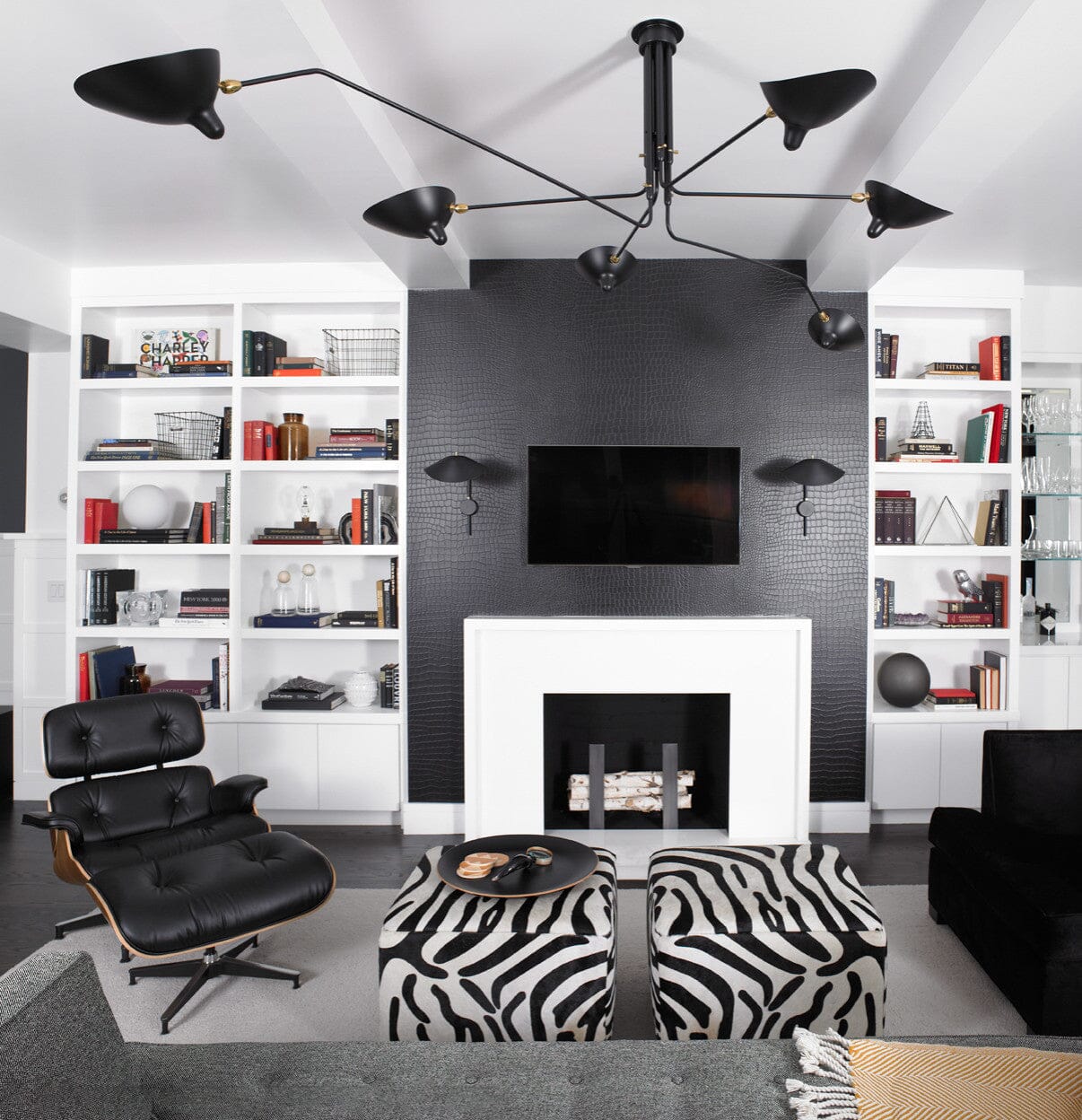 RAYVEN-Three Arm Ceiling Lamp-ZENDUCE