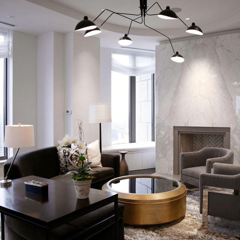 RAYVEN-Three Arm Ceiling Lamp-ZENDUCE
