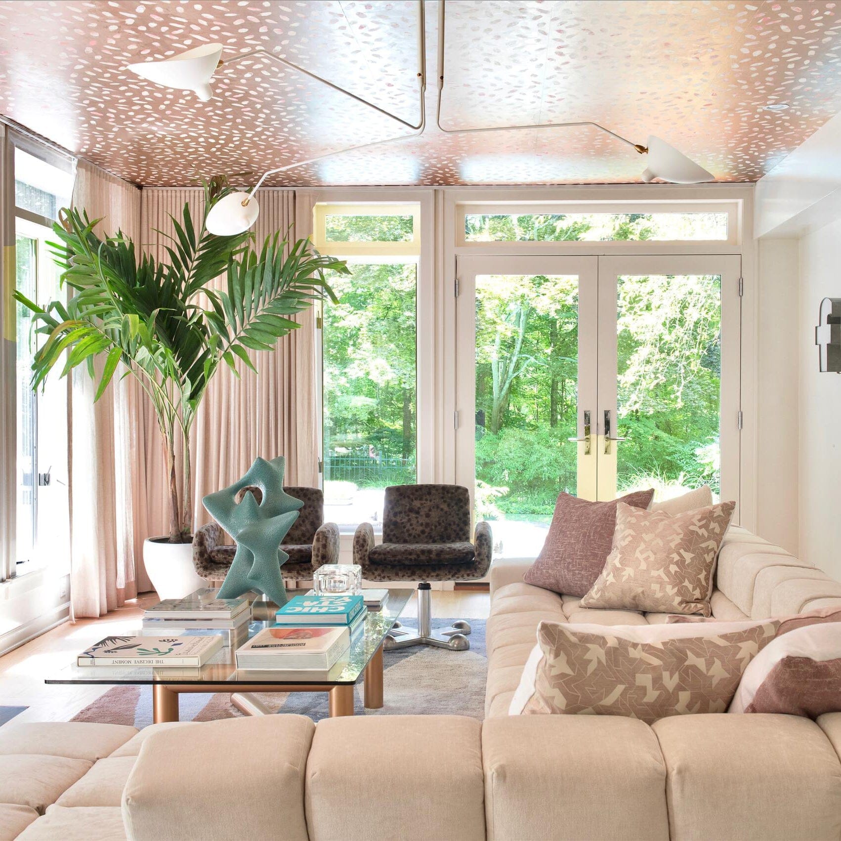 RAYVEN-Three Arm Ceiling Lamp-ZENDUCE