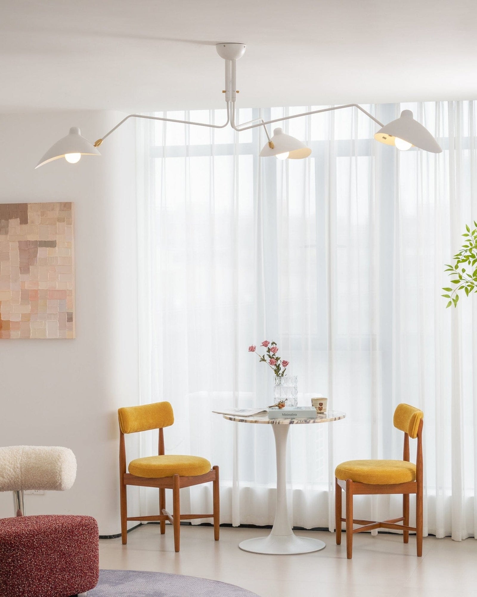 RAYVEN-Three Arm Ceiling Lamp-ZENDUCE