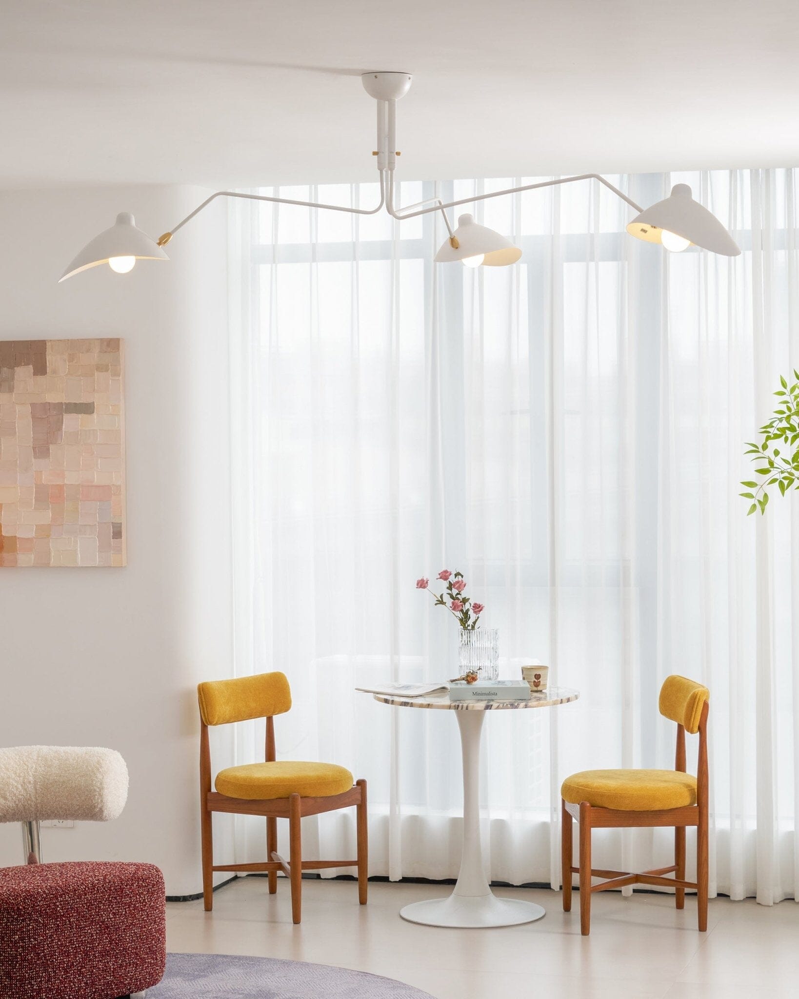 RAYVEN-Three Arm Ceiling Lamp-ZENDUCE