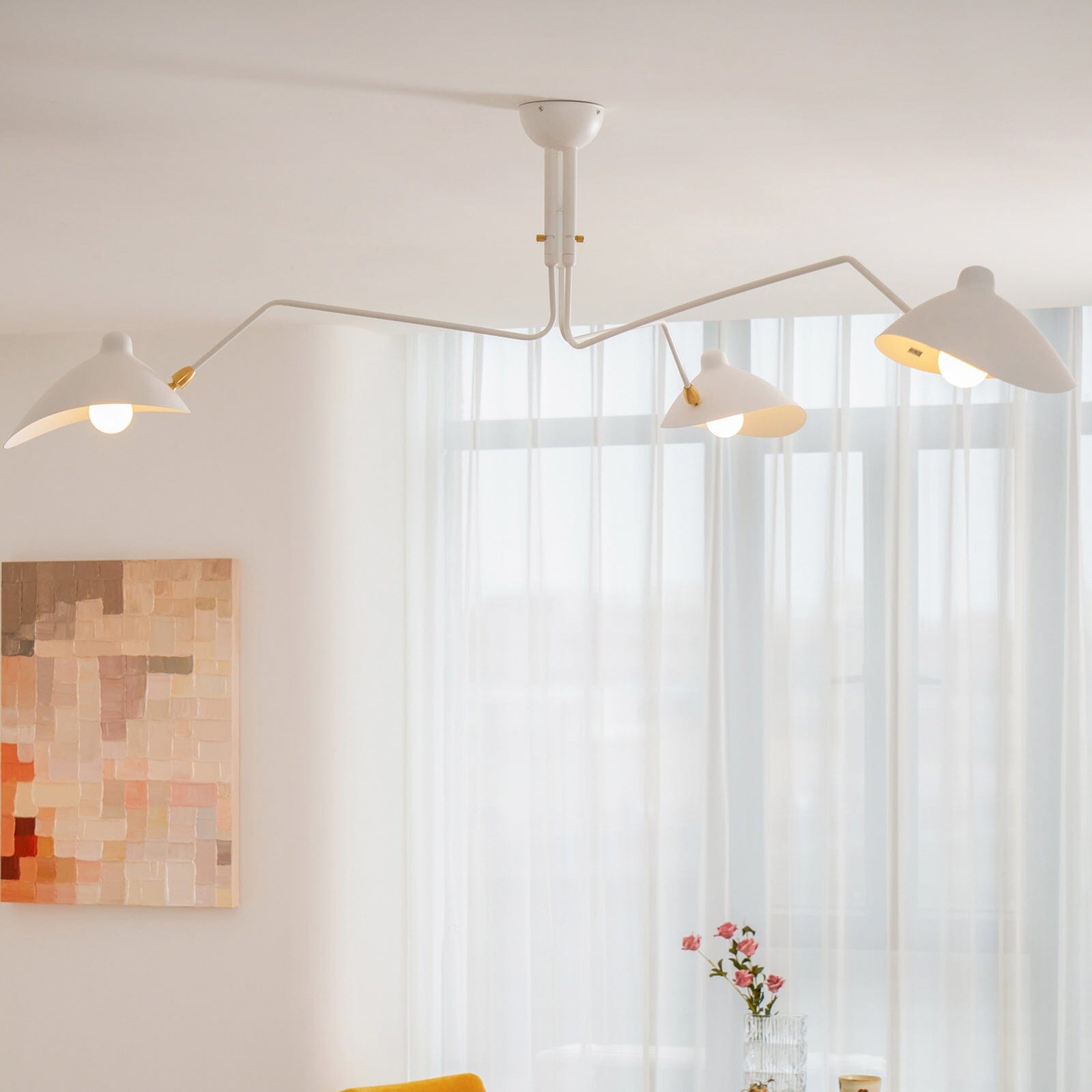 RAYVEN-Three Arm Ceiling Lamp-ZENDUCE