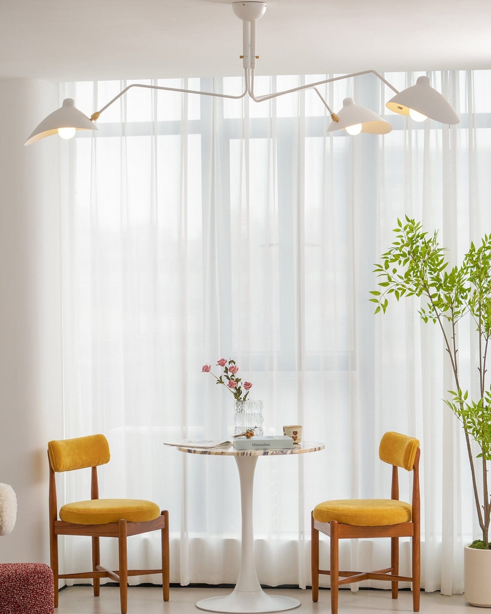 RAYVEN-Three Arm Ceiling Lamp-ZENDUCE