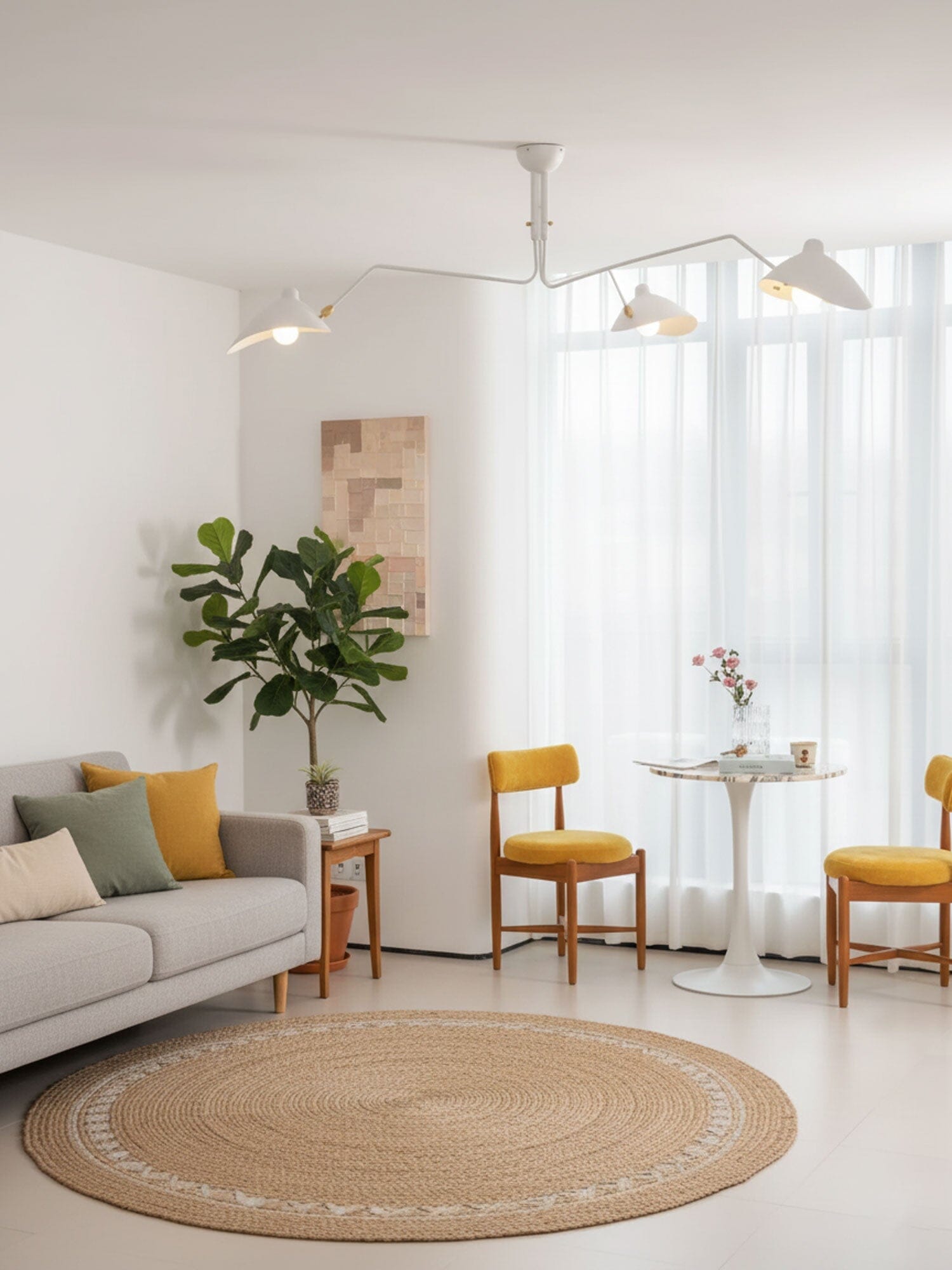 RAYVEN-Three Arm Ceiling Lamp-ZENDUCE