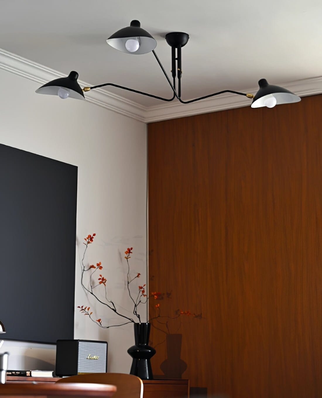 RAYVEN-Three Arm Ceiling Lamp-ZENDUCE