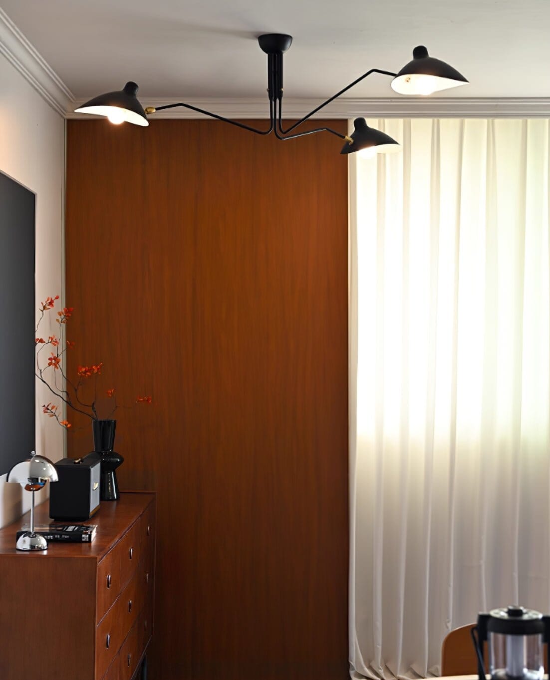 RAYVEN-Three Arm Ceiling Lamp-ZENDUCE