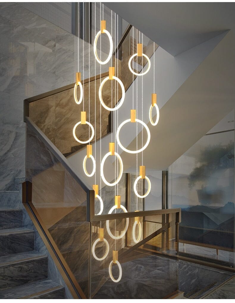 Dimmable LED Chandelier - ZENDUCE - Halo Collection