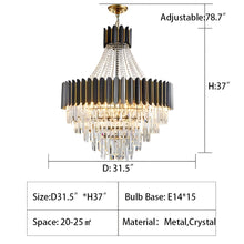 SABLA - ZENDUCE - D23.6"*H32.3"/9 Lights / Warm White