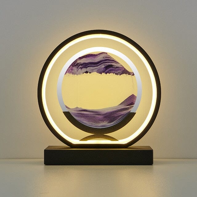 SANDS OF TIME - ZENDUCE - Round / Black / Purple