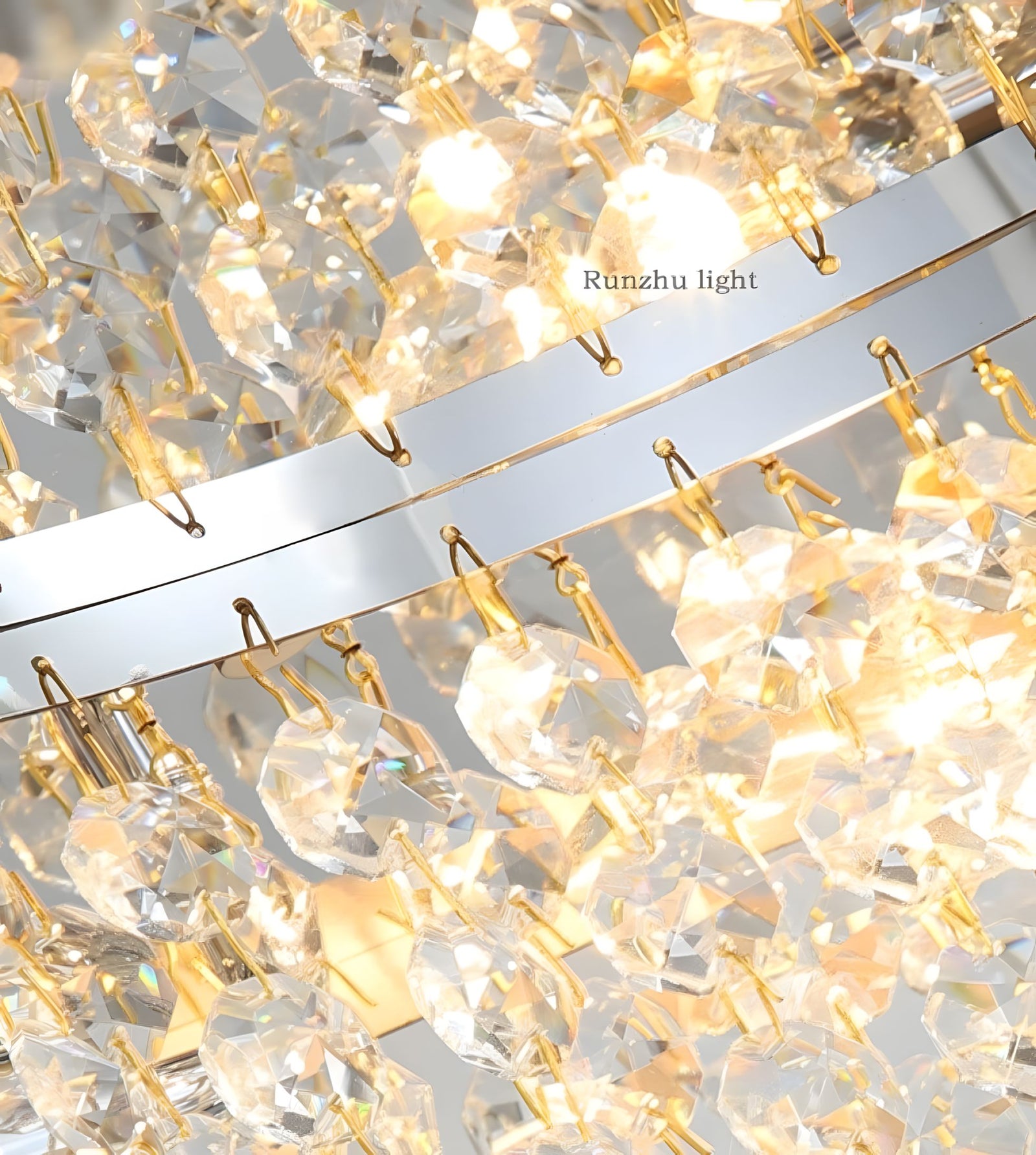 SIA-Crystal Flush Mount Light-ZENDUCE