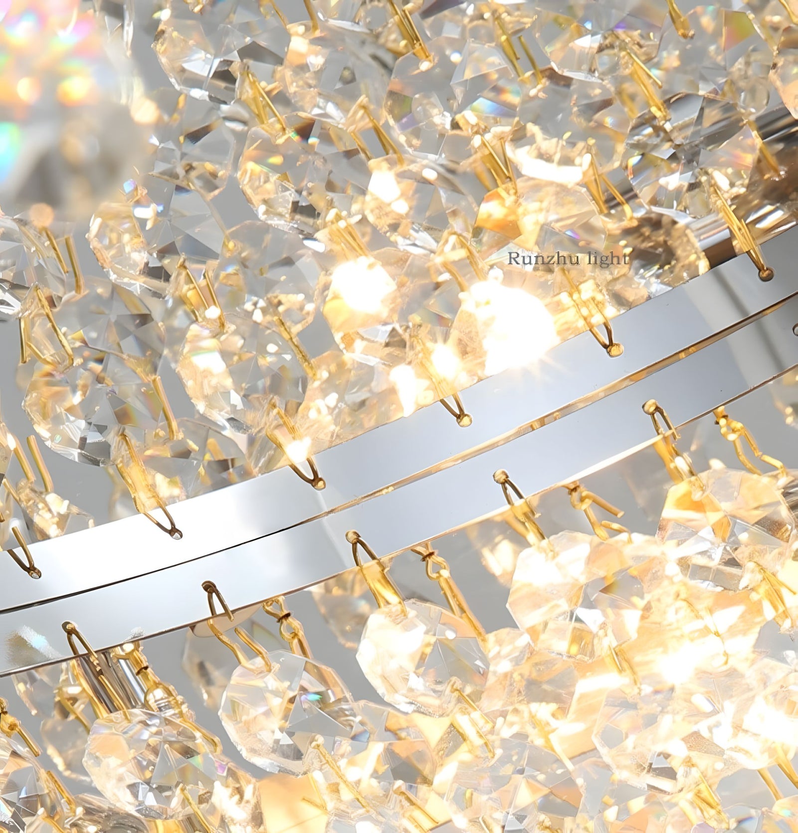 SIA-Crystal Flush Mount Light-ZENDUCE