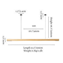 SLEEKOR - ZENDUCE - Pine | 2 mounts / 31.5" - 12W