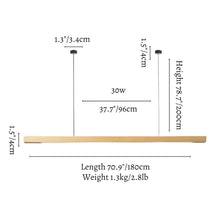 SLEEKOR - ZENDUCE - Pine | 2 mounts / 70.9" - 30W