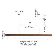 SLEEKOR - ZENDUCE - Walnut | 2 mounts / 70.9" - 30W