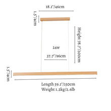 SLEEKOR - ZENDUCE - Pine | 1 mount / 59.1" - 24W