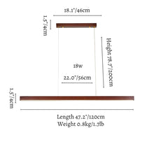 SLEEKOR - ZENDUCE - Walnut | 1 mount / 47.2"- 18W