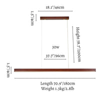 SLEEKOR - ZENDUCE - Walnut | 1 mount / 70.9" - 30W
