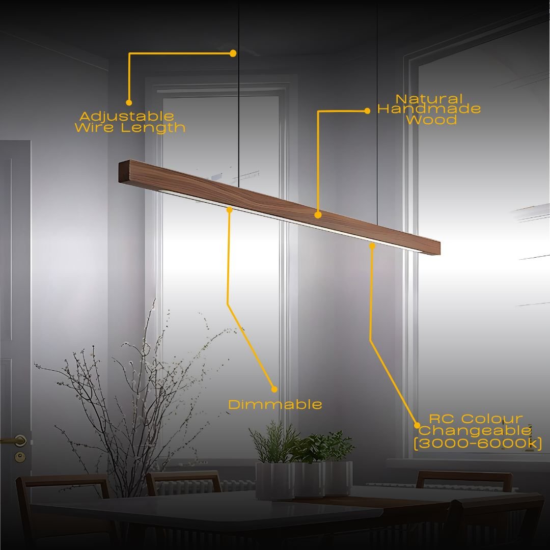 SLEEKOR - ZENDUCE - Pine | 2 mounts / 31.5" - 12W