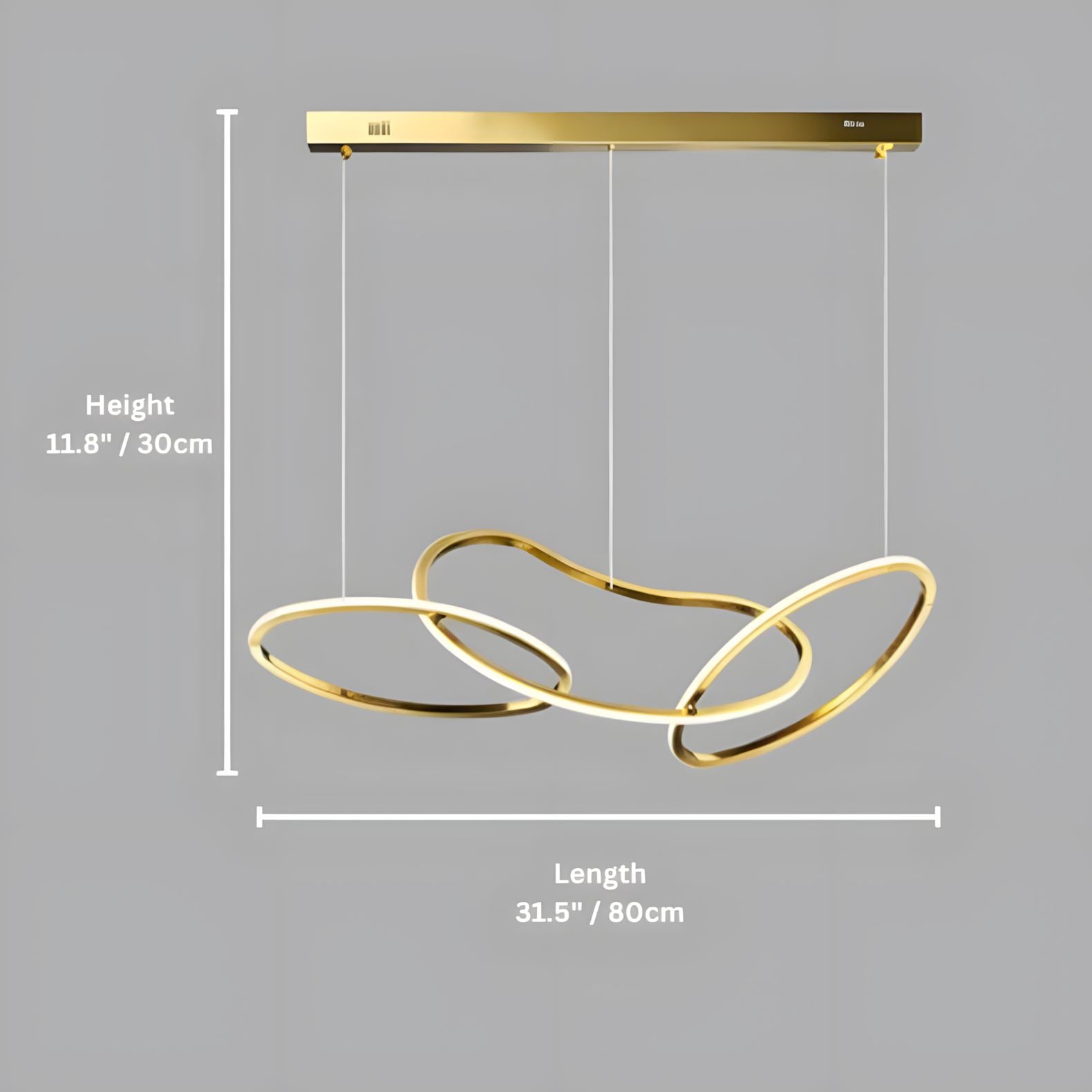 SOLARA - ZENDUCE - 3 Rings / Gold