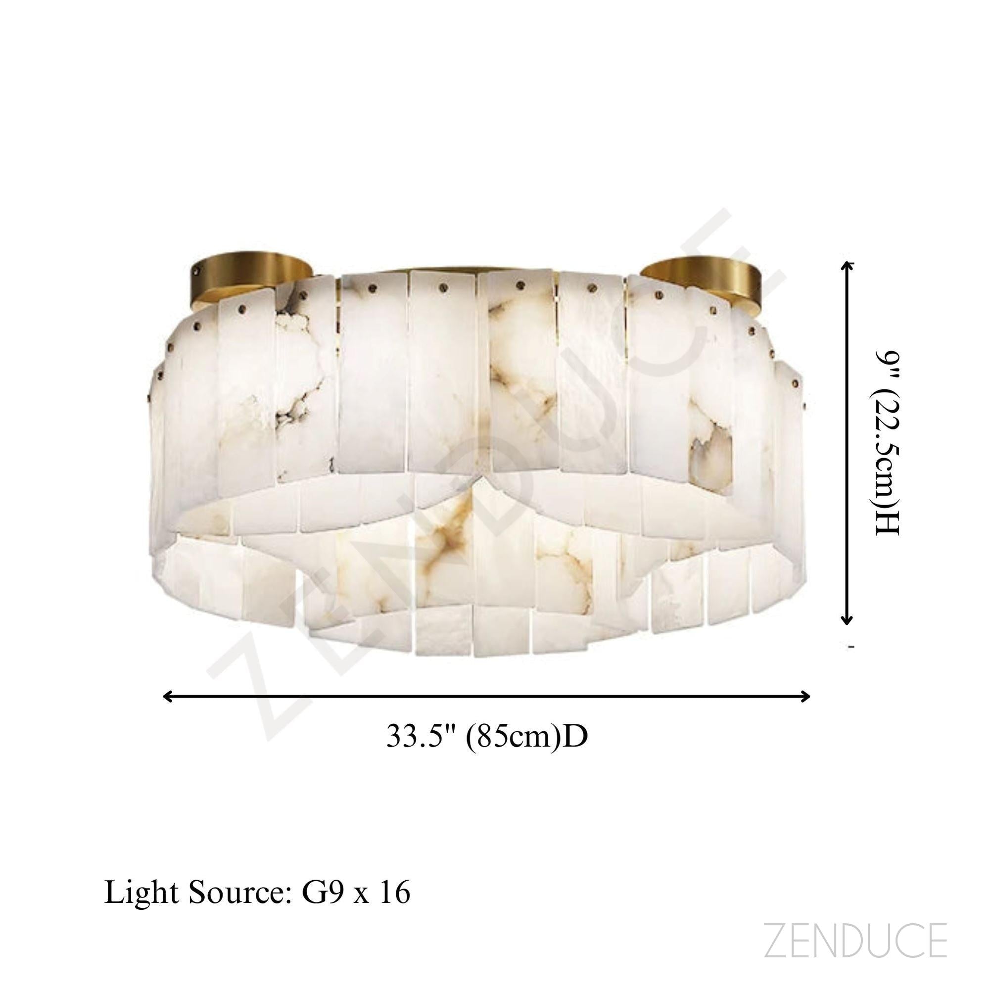 SOLIS - ZENDUCE - 33.5" (85cm) / Flush Mount