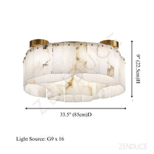 SOLIS - ZENDUCE - 33.5" (85cm) / Flush Mount