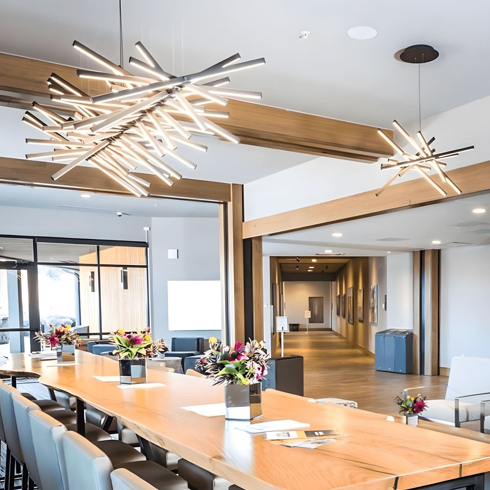 SONATA (OPEN BOX)-Nordic Modern LED Chandelier - Zenduce-ZENDUCE